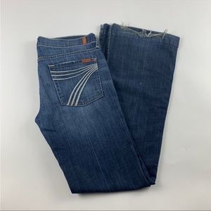 7 of All Mankind Jeans Dojo Trouser Flare - Size 31